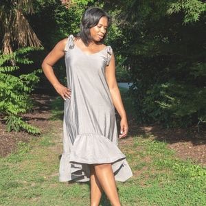 Shoulder Tie Dress